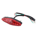 Motorcycle Rear Tail Light,15 LED RED Stop Running Brake Rear Tail Light Un