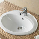 Sink Round Brass Sanitary Overflow Spare Ring Cover Trim Basin Bathroom