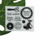 Friendship theme Clear Stamps Scrapbooking Album Card Decor Diary DIY Craft J3