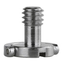 1/4" D-Ring UNC Captive Screw for Camera Tripod Monopod Quick Release Plate M7G1