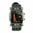 Luxury Men's Stainless Steel Watch LED Sports Date Wristwatch Digi Bracelet W7H2