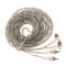 2RCA Male to 2RCA Male Plastic Shell Stereo Audio Cable, RCA Cable - 5m