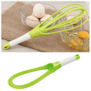 Plastic Manual Egg Beater Home Kitchen Hand Whisk Mixer Milk Egg Cake Beate N1R0