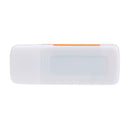 Mini USB2.0 4 Card Slots Smart Card Reader SD/MMC TF MS M2 Card Reader A