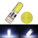 1x T10 Silica Gel 194 168 COB 12 SMD LED Side Strobe Flash Blink Light Bulbs