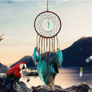 DIY Feathers Dreamcatcher Handmade Dream Catcher Net Wall Hanging Decor