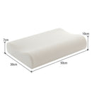 Bamboo Cervical Pillow Memory Foam Fabric Cover Bed Pillow Washable Style 2