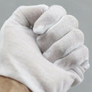 12 PAIRS 100% COTTON WHITE MOISTURISING LINING GLOVE health music work