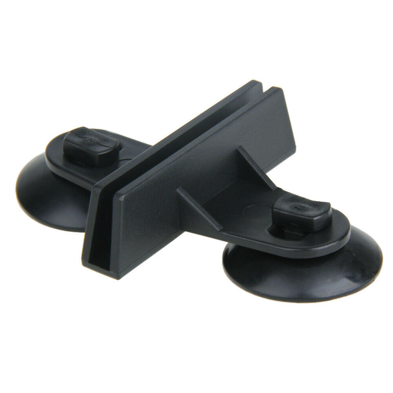 5x Black Plastic Divider Sheet Holder Suction Cups for Aquarium Fish Tank