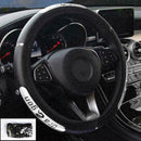 Dragon Design Leather Car Steering-Wheel Cover Anti-Catch Holder Protector I9N1
