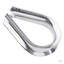 2x 6mm Stainless Steel Marine Wire Rope Eyelet Thimble Hard Eye Protection