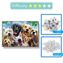 1000pcs DIY Paper Jigsaw Animal Park Dogs Puzzle Toys Assembling Picture
