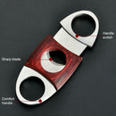 Redwood Stainless Steel Double-Edged Cigar Cutter Scissors Cigar Accessories