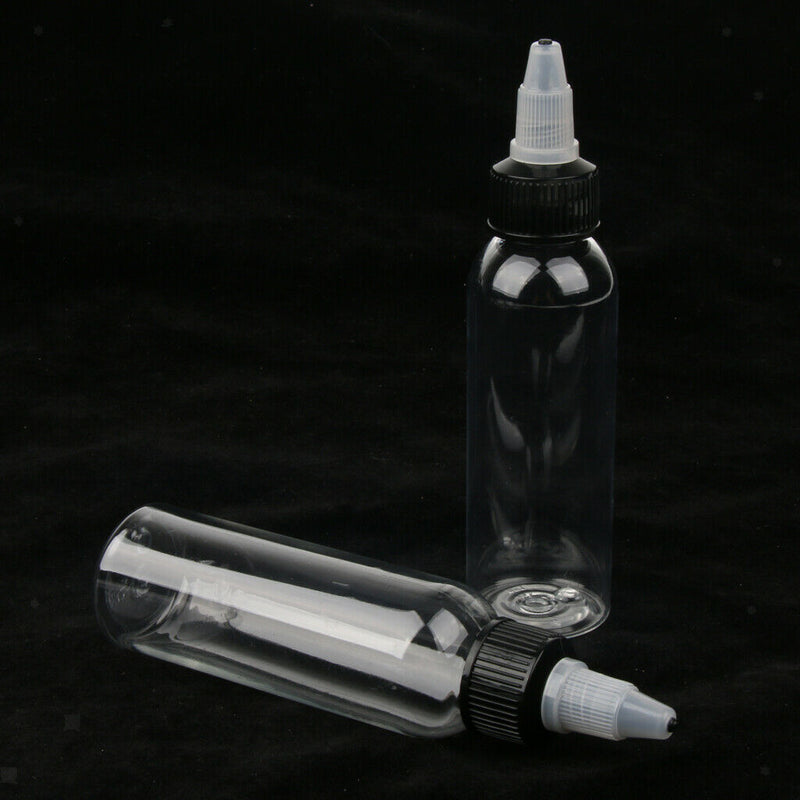 60 Empty Squeeze Bottle Applicator Dressings Oil Condiments Dispenser Art Crafts