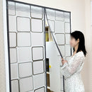 Plastic Warm Windproof Automatic Magnetic Suction Curtain Kitchen Household
