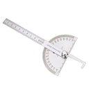 Stainless Steel 180 degree Protractor Angle Finder Rotary Measuring Ruler A