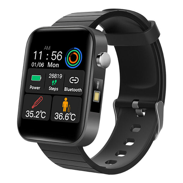 T68 Smart Watch Body Temperature Measure Sport Fitness Heart Rate Blood Pressure