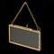 4Pcs Retro Double Sided Hanging Clear Glass Hanging Frame Pictures Frames