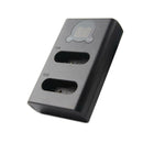 1Pcs Camera Dual Battery Charger&1Pcs USB Cable for ENEL23(Micro USB+Type C)