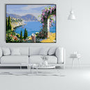 Painting By Numbers Kit DIY Sea Canvas Oil Wall Picture Artworks Home Decor