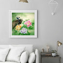 5D DIY Full Round Drill Diamond Painting Peony Art Cross Stitich for Decor