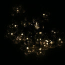 Solar Light Wreath, 5 meters solar LED light string 20 butterfly decorative