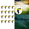 16 Packs Adjustable Watering Sprinkler, Rotating Irrigation Garden Nozzle