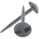50 x Ground Sheet Plastic Tent Pegs Awning Carpet Pegs Heavy Duty Grey
