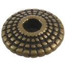 70 Bronze Tone Saucer Spacer Beads 8x4mm I2K8
