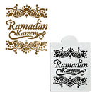 eid mubarak ramadan cookie stencil Plastic fondant cake Spray Sten Nw