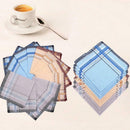 Pack 12x Cotton Mens Handkerchiefs 38cmx38cm Square Super Soft & Washable