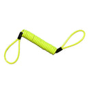 Motorcycle Security Alarm Disc Lock Spring Yellow Reminder Cable 150cm Hot