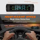 AN001 Solar Car TPMS LCD Tire Pressure Monitoring System+4pc External Sensors