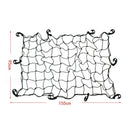 95X155Cm Car Universal Black Roof Luggage Sundries Net Bag Cargo Net 10 Hoo B2G1