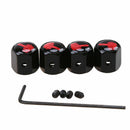 4X Car Auto Accessories Air Tire Stems Valve Wheel Caps Dust Cover Anti-theft