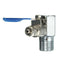 1/2'' to 1/4'' RO Feed Water Adapter Ball Valve Faucet Tap Feed Reverse OsmoR5Z7