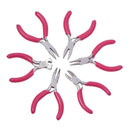 6Pcs Jewelry Pliers Bent Nose Pliers Jewelry Making Hobby Craft Wire Working