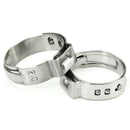 304 Stainless Steel Single Ear Non-Steel Hose Clamp Classification Kit, 128 H7R5