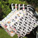 Baby Protable Nappy Washable Nappy Wet Dry Cloth Zipper Waterproof Diaper Bags Z