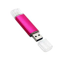 32GB OTG Dual Micro USB Flash Pen Drive Memory Stick for Phone PC Rose Red