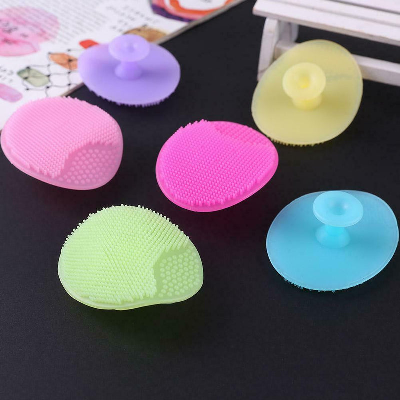 Silicone Cleaning Powder Brush Portable Face Hair Washing Brush Makeup Tool A