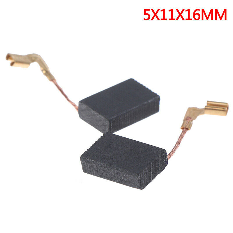 2Pcs New 5X11X16MM Motor Electric Carbon Brushes for Makita 9553JCAUJ Gw