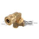 High Pressure Water Gun Connector 90 Degree Adjustable 5 Gear Angle Nozzle GHE