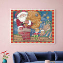 5D DIY Special Shaped Diamond Painting Santa Claus Cross Stitch Mosaic Craft Kit