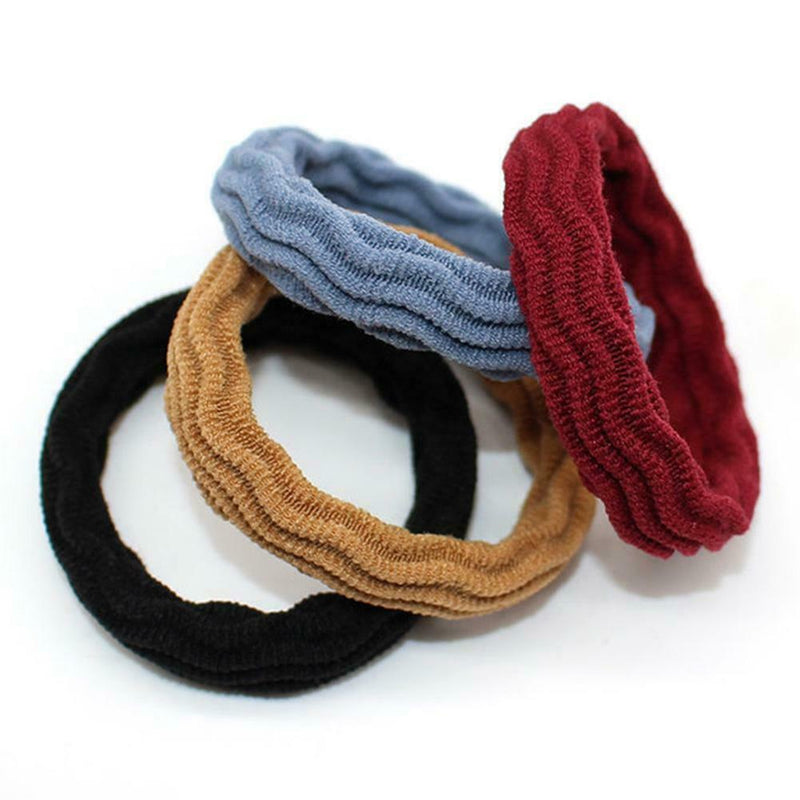 20pcs/set Korean Rubber Band Ponytail Holder Elastic Hair Rope (Style 1) A