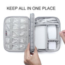 Portable Electronic Accessories Suitcase,Cable Manager Gear Bag Cable Bag I