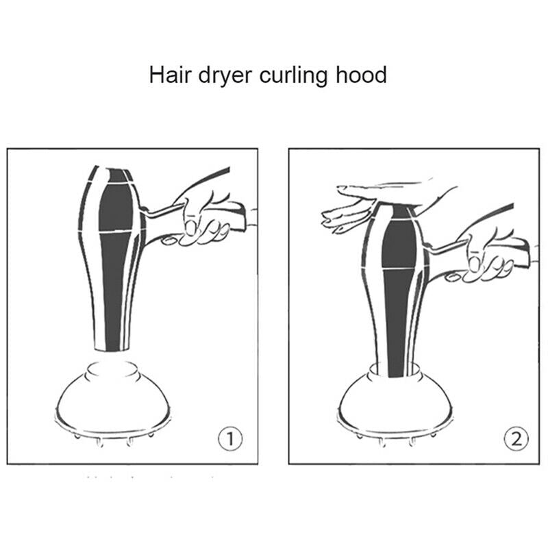 Universal Hairdressing Blower Cover Styling Salon Curly Hair Dryer DiffuserBX