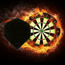 30 Pcs PET Dart Flights High Quality Simple Black Darts Accessories BIN T4V H5W7