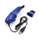Mini Computer Vacuum USB Keyboard Cleaner PC Laptop Brush Dust Cleaning Kit ^
