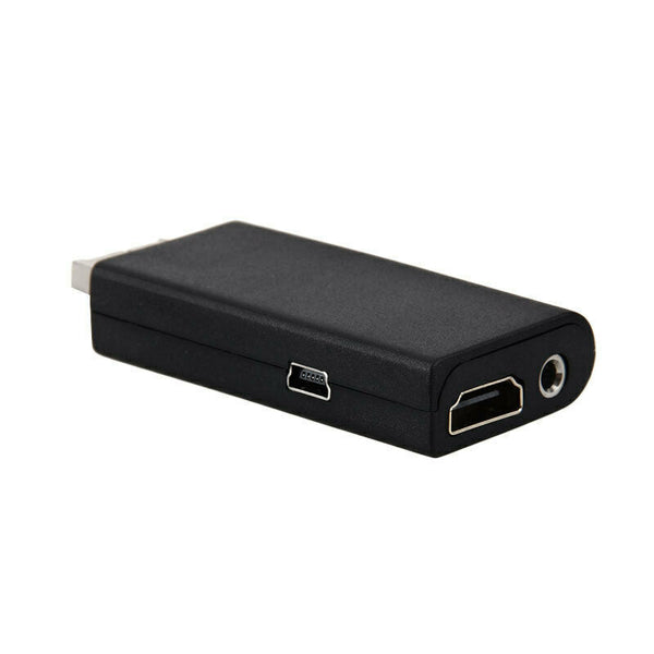 PS2 to HDMI Audio Video Converter Adapter w/ 3.5mm Audio Output HDTV Monitor